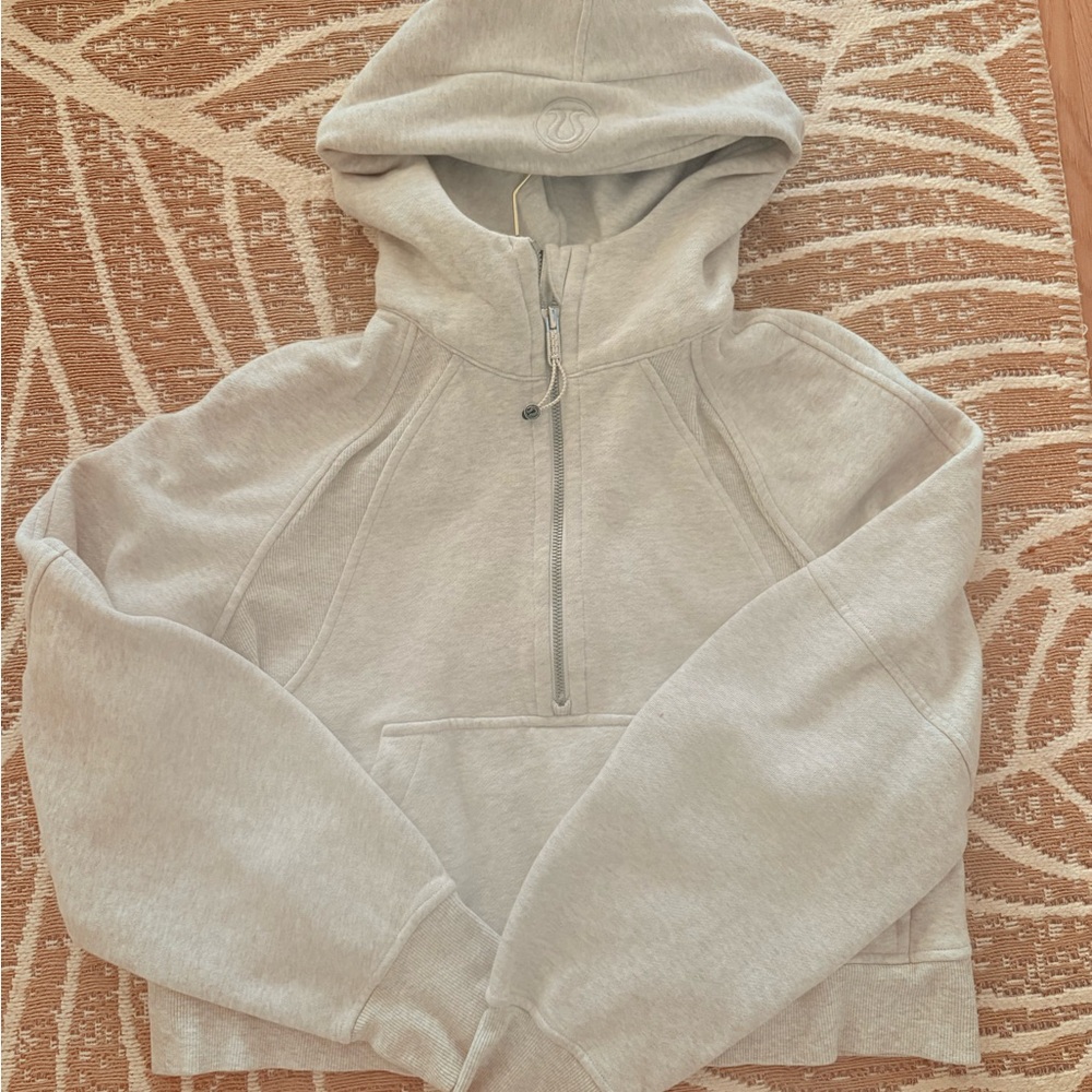 Lululemon Light Gray Scuba Hoodie
